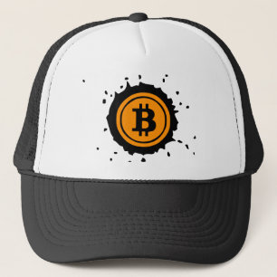 Bitcoin Logo Crypto-valuta Trucker Pet