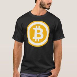 Bitcoin Logo Grafische Print T-shirt