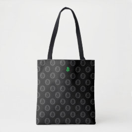 Bitcoin Logo (Groen) Tote Bag