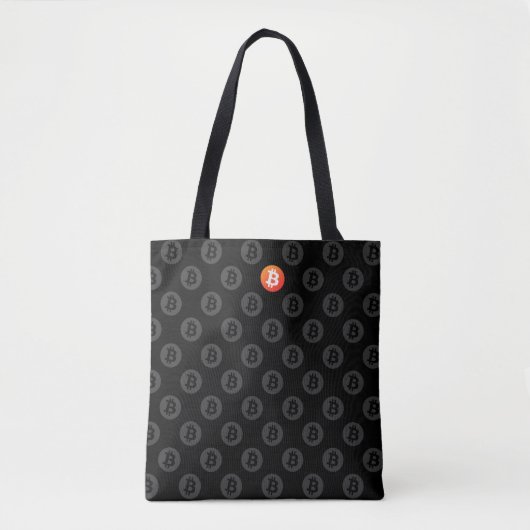 Bitcoin Logo (Klassiek - Stijl 2) Tote Bag (Voorkant)