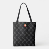 Bitcoin Logo (Klassiek - Stijl 2) Tote Bag (Achterkant)