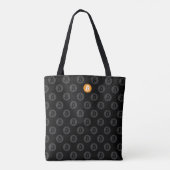 Bitcoin-logo (klassiek) tote bag (Achterkant)