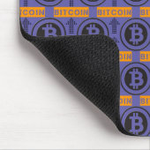 Bitcoin Logo-patroon Muismat (Hoek)