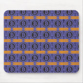Bitcoin Logo-patroon Muismat (Voorkant)