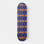 Bitcoin Logo-patroon Persoonlijk Skateboard (Voorkant)