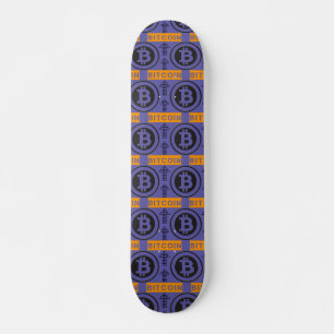 Bitcoin Logo-patroon Persoonlijk Skateboard