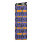 Bitcoin Logo-patroon Thermosbeker (Gedraaid links)