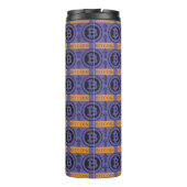 Bitcoin Logo-patroon Thermosbeker (Achterkant)