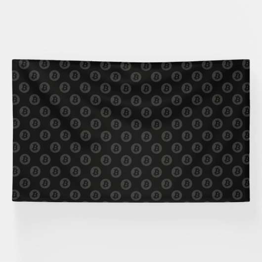 Bitcoin Logo Spandoek (Horizontaal)