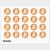 Bitcoin logo stickers (Vel)
