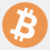 Bitcoin logo stickers (Voorkant)