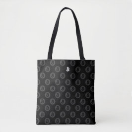 Bitcoin Logo (Wit) Tote Bag