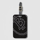 Bitcoin Luggage Tag Bagagelabel (Voorkant (verticaal))