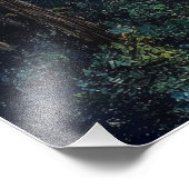 Bitcoin Maan BTC kunst olieverfschilderij Foto Afdruk (Hoek)