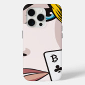 Bitcoin Meisje Case-Mate iPhone Case (Achterkant)