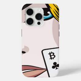 Bitcoin Meisje iPhone 15 Pro Case