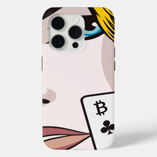 Bitcoin Meisje Case-Mate iPhone Case (Achterkant)