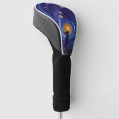 BITCOIN MEISJE-CRYPTO RUIMTE GOLFHEADCOVER (Schuin)