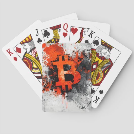 Bitcoin Merch Pokerkaarten (Achterkant)