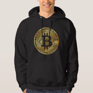 Bitcoin - Metaal Munt Ontwerp - BTC Hoodie