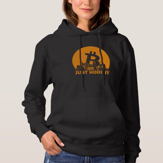 Bitcoin Mexico City Skyline  Mexico City Bitcoin M Hoodie (Voorkant)