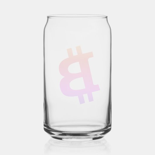 Bitcoin Miami Blikvorm Glas (Achterkant)