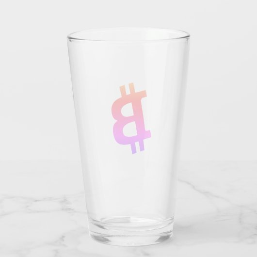 Bitcoin Miami Glas (Achterkant)