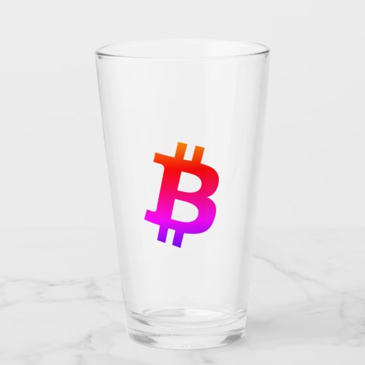 Bitcoin Miami Glas (Voorkant)