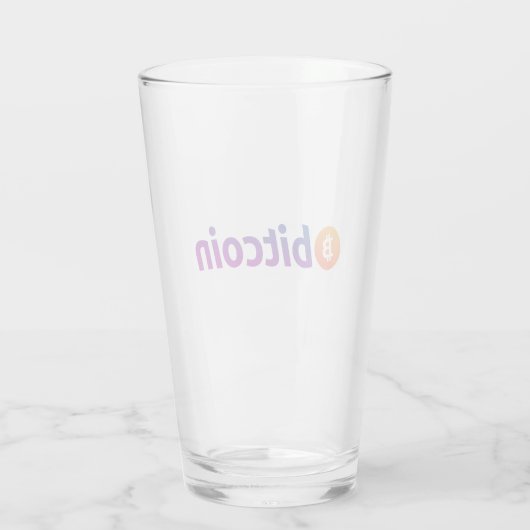 Bitcoin Miami Glas (Achterkant)