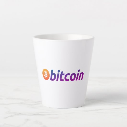 Bitcoin Miami Latte Mok (Voorkant)