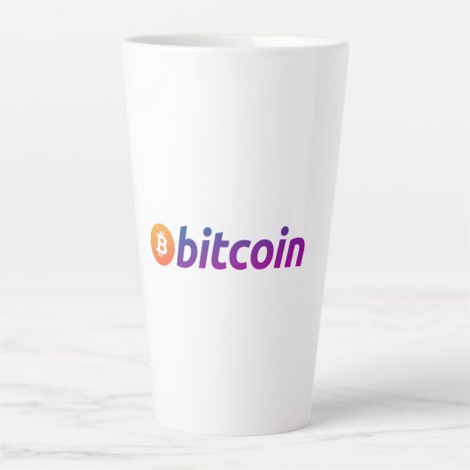 Bitcoin Miami Latte Mok (Voorkant)