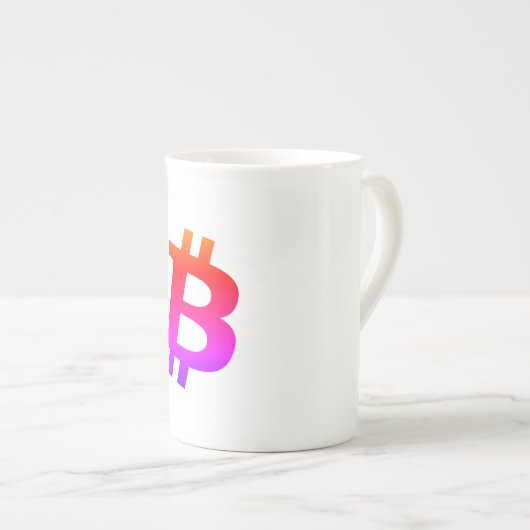 Bitcoin Miami Porselein Kop (Voorkant rechts)