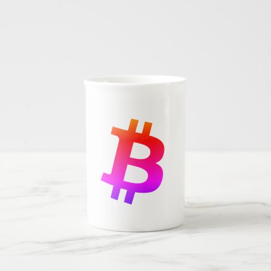 Bitcoin Miami Porselein Kop (Voorkant)