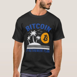 Bitcoin Mijn Pensioen, Tropische Eiland Vibe  T-shirt