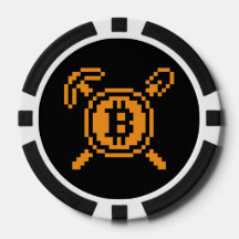 Bitcoin Miner BTC 8-bits | Poker chips