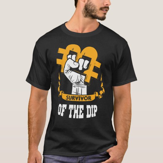 Bitcoin Miner Crypto Handelaar Btc Belegger Crypto T-shirt (Voorkant)