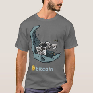 Bitcoin Mining Astronaut HODL BTC Cryptocurrency C T-shirt