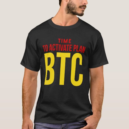 Bitcoin Mining Cool Cryptocurrency T-shirt (Voorkant)