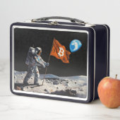 "Bitcoin Moon" Olie Schilderij #1 (In situ)