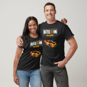 Bitcoin naar de maan BTC cryptogeld crypto mijn T-shirt (Unisex)