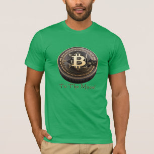 Bitcoin naar de maan: Draag de toekomst van Crypto T-shirt