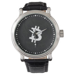 Bitcoin Neuron Black Horloge