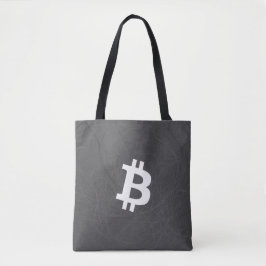 Bitcoin Neuron Grey Tote Bag
