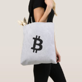 Bitcoin Neuron White Tote Bag (Dichtbij)