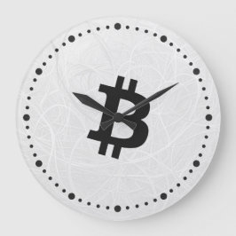 Bitcoin Neuron Wit Grote Klok