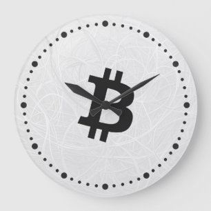 Bitcoin Neuron Wit Grote Klok