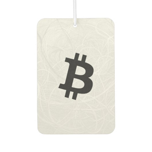 Bitcoin Neuron Wit Luchtverfrisser (Voorkant)