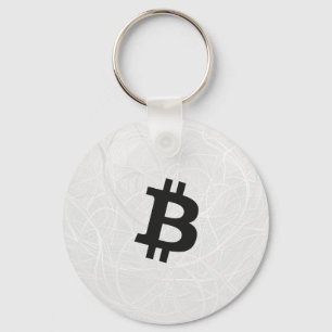 Bitcoin Neuron Wit Sleutelhanger