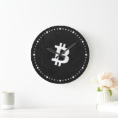 Bitcoin Neuron Zwart Grote Klok (Huis)
