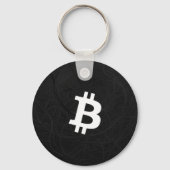 Bitcoin Neuron Zwart Sleutelhanger (Achterkant)